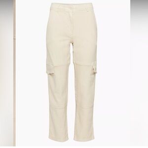 Aritzia Cream Cargo Pants